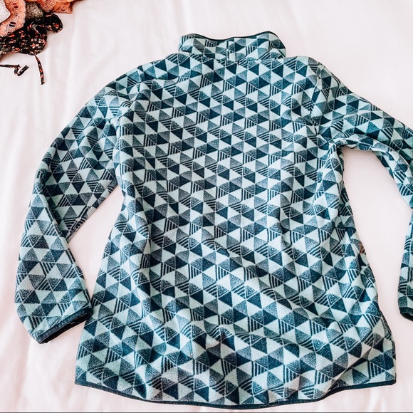 LL Bean Fleece Funnel Neck Pullover Jacket - Picture 2 of 5